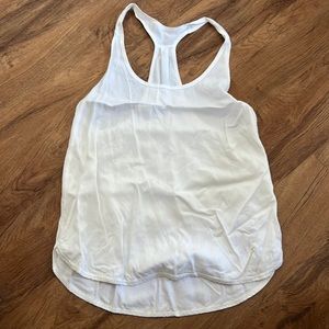 Lululemon women’s tank top. It is white racer back. Size 8.